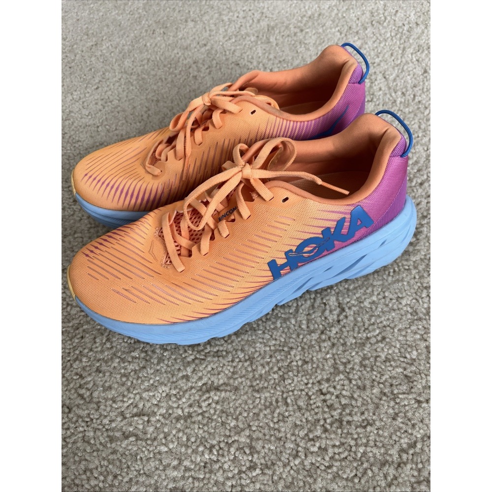 Hoka One One Rincon 3 Womens Running Shoes 1119396 MOCY Orange US 8B